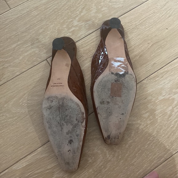 Sies Marjan Brown Patent Mules size 39 - Picture 4 of 4